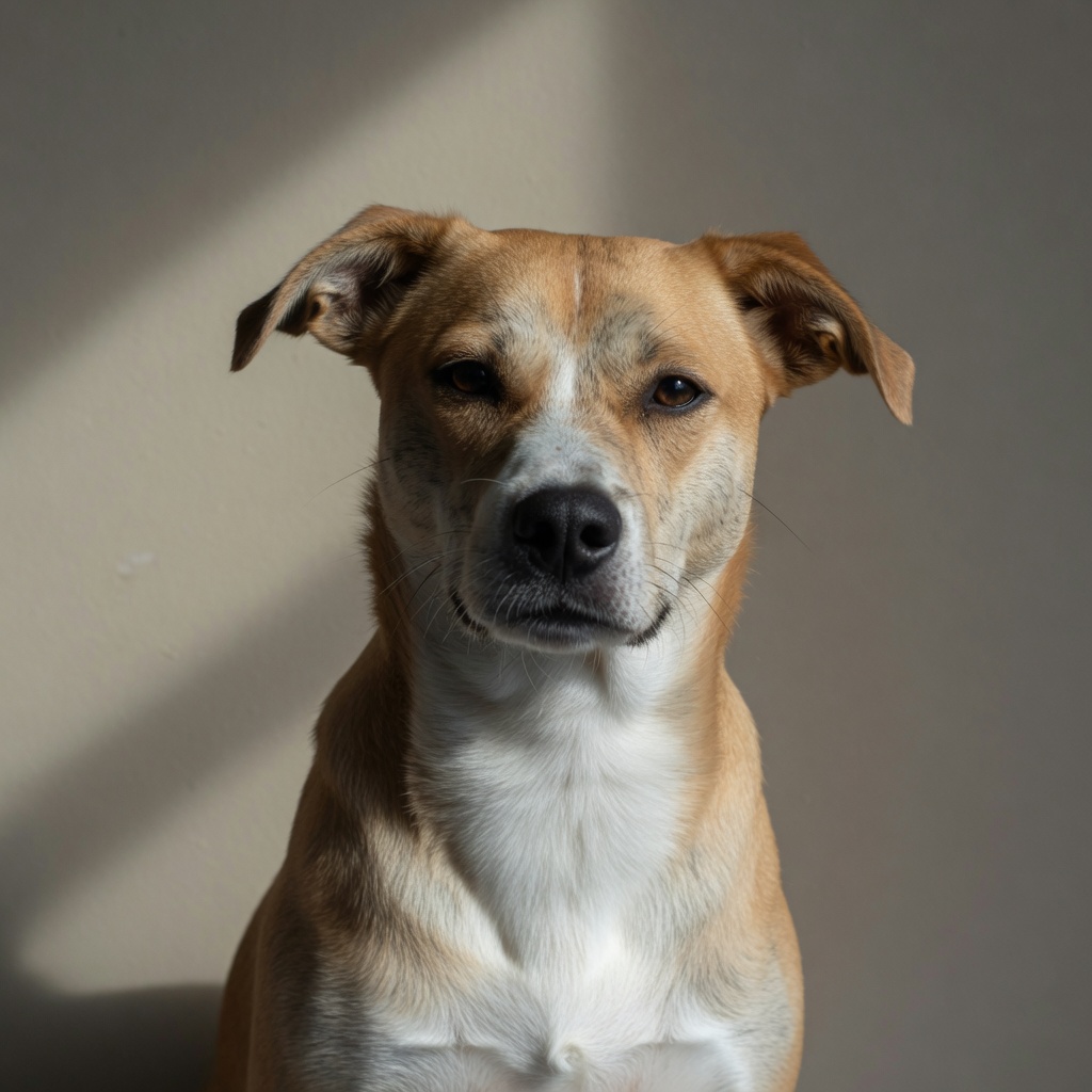 Illustrative dog photo with a clear face and ears.
